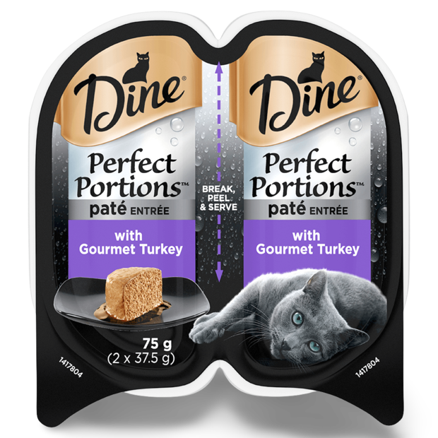 Buy Dine Perfect Portions Turkey Pate 75g Pet Circle
