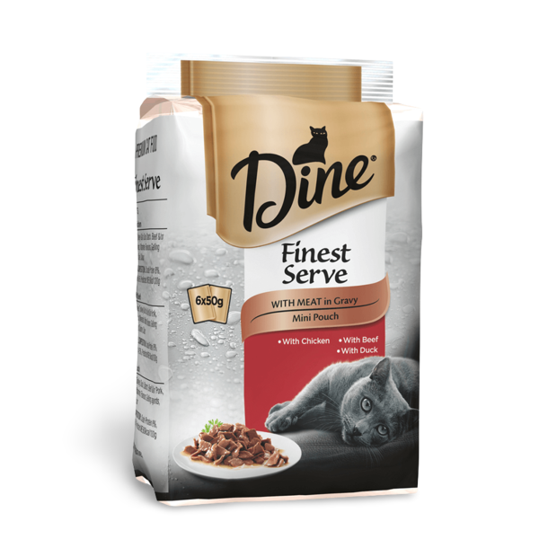 Buy Dine Wet Cat Food Finest Serve Meat Selection Gravy Online Better