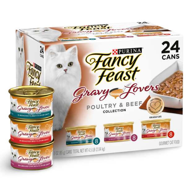 Buy Fancy Feast Variety Pack Gravy Lovers Poultry Beef Wet Cat Food