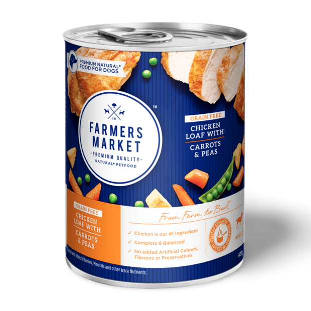 Buy Farmers Market Wet Dog Food Adult Chicken Carrot And ...