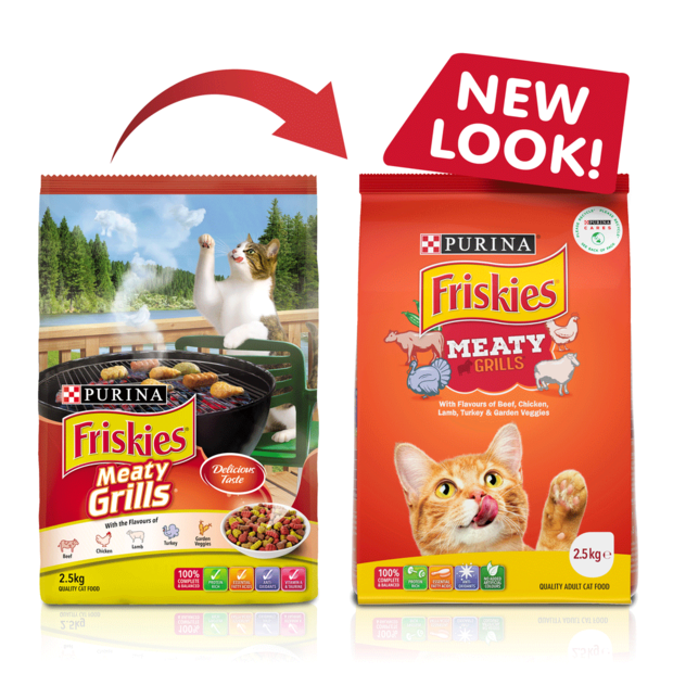 Buy Friskies Dry Cat Food Adult Meaty Grills Online Better Prices At