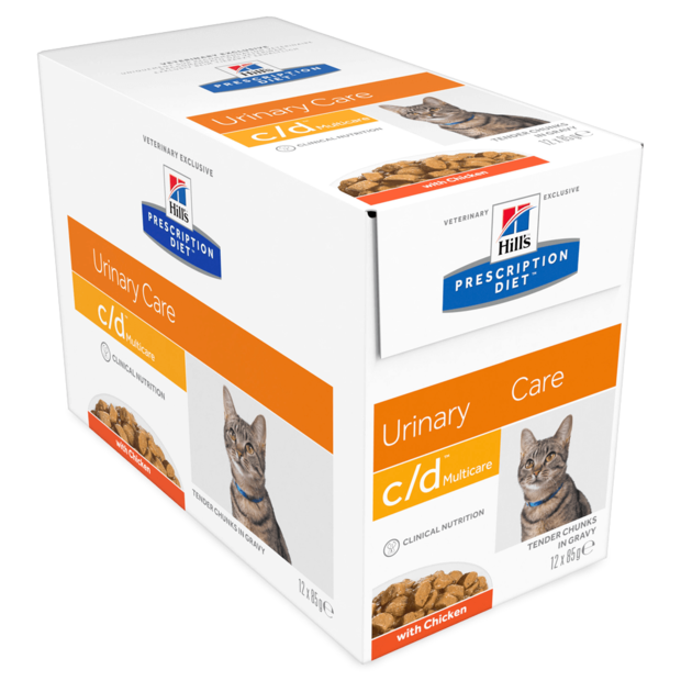 Buy Hills Prescription Diet Cd Multicare Chicken Cat Food Pouches