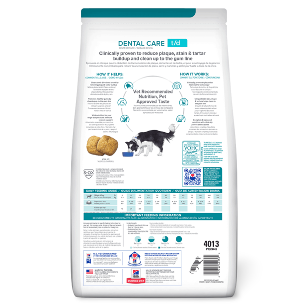 Buy Hills Prescription Diet Td Dental Care Dry Dog Food Online Better
