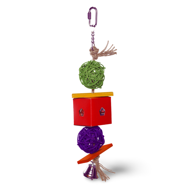 Buy Kazoo Bird Toy Twin Ball And Cardboard Foraging Online Better