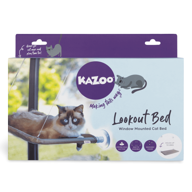 cat bed attached to window