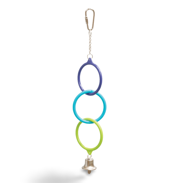 Buy Kazoo Triple Cage Ring With Bell Bird Toy Online Better Prices At