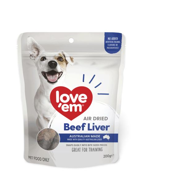 Buy Love Em Air Dried Beef Liver Online Low Prices, Free Shipping