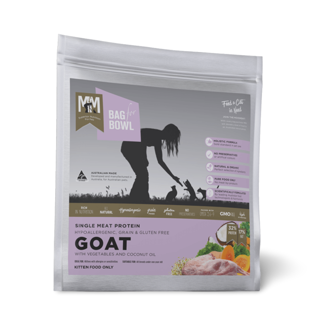 Buy Meals For Meows Dry Cat Food Kitten Single Protein Goat Online