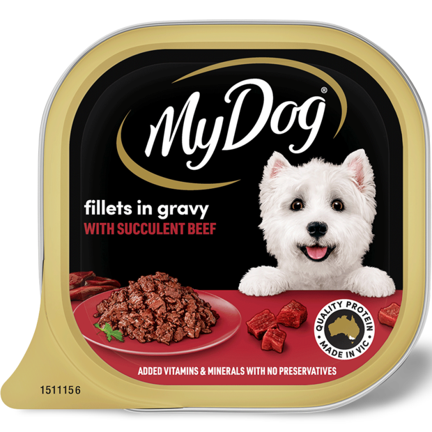 Buy My Dog Wet Dog Food Beef Fillets Gravy Online Better Prices At