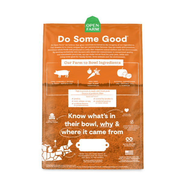 Buy Open Farm Grain Free Farmers Table Pork Root Vegetable Dry Dog Food