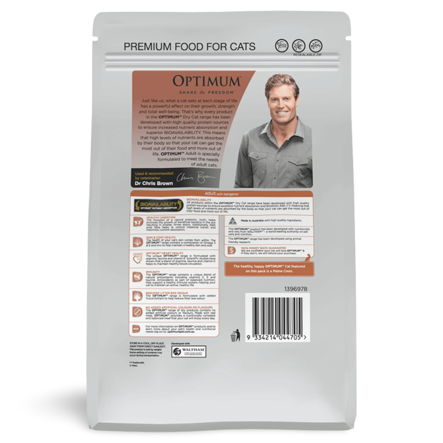 Buy Optimum Dry Cat Food Kangaroo Online Low Prices, Free Shipping