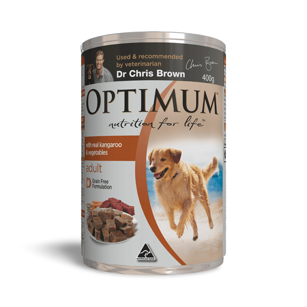 Buy Optimum Wet Dog Food Kangaroo Veges Online Low Prices, Free Shipping