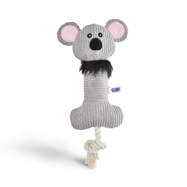Buy Paws For Life Koala With Rope And Squeaker Plush Dog Toy Online