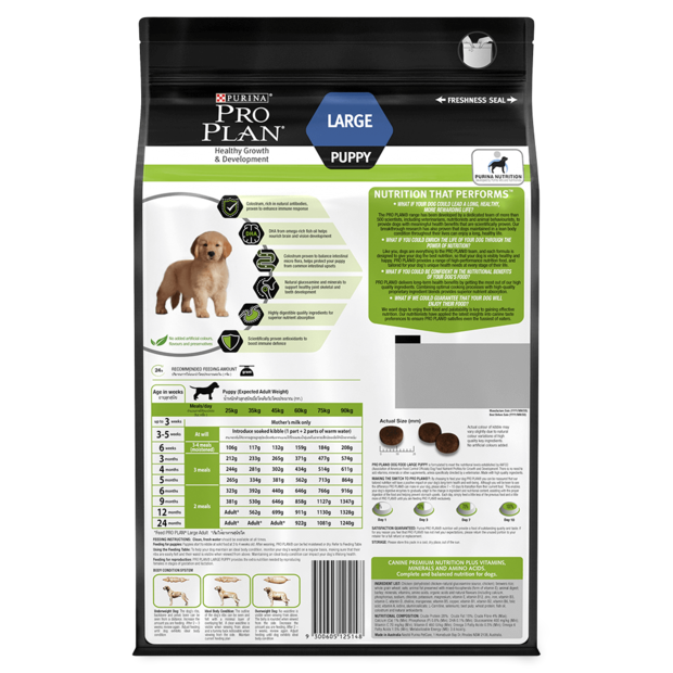 Buy Pro Plan Puppy Healthy Growth Development Large Breed Chicken Dry