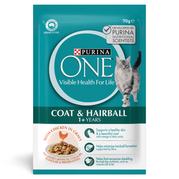 Buy Purina One Adult Hairball Chicken Wet Cat Food Online Better