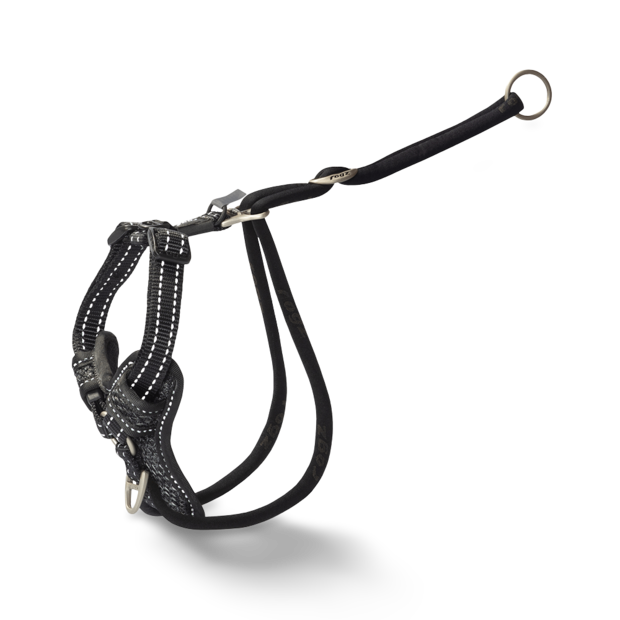 Buy Rogz Harness Control Stop Pull Black Online Better Prices At Pet Circle