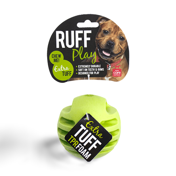 Buy Ruff Play Dog Toy Foam Treat Ball Online Better Prices At Pet Circle