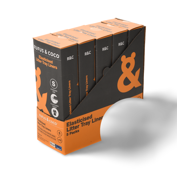 Buy Rufus And Coco Elasticised Litter Tray Liners Online Better Prices At Pet Circle