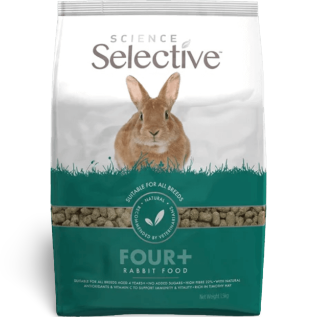 Buy Science Selective Supreme 4 Plus Rabbit Food Online Better Prices At Pet Circle