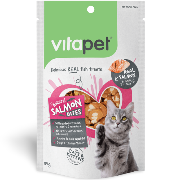 Buy Vitapet Cat Treats Natural Salmon Bites Online Better Prices At