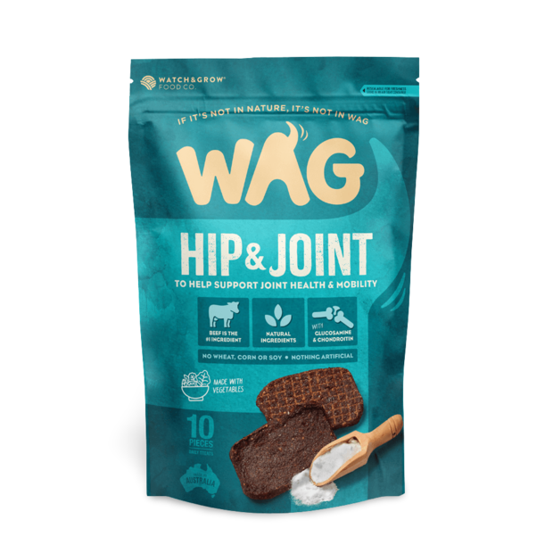 Buy Wag Beef Jerky Hip And Joint Dog Treats Online Better Prices At Pet Circle