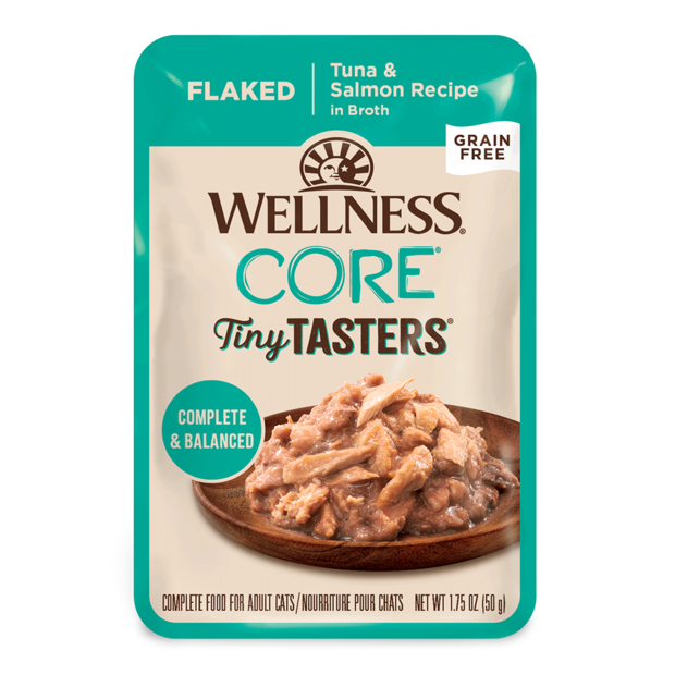Buy Wellness Core Tiny Tasters Flaked Tuna And Salmon In Broth Wet Cat