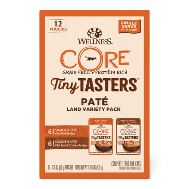 Buy Wellness Core Tiny Tasters Poultry Variety Pack Wet Cat Food Pet