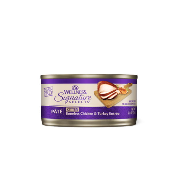Buy Wellness Signature Selects Pate Boneless Chicken And Turkey Entree Kitten Wet Cat Food