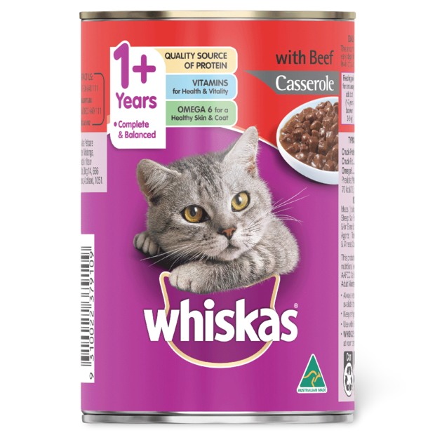 Buy Whiskas 1 Plus Year Beef Casserole Wet Cat Food Online Better