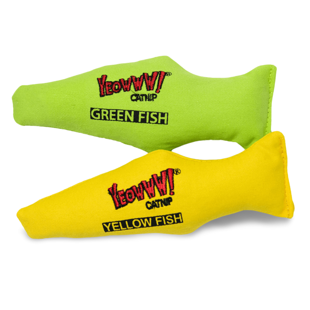Buy Yeowww Cat Toys With Pure American Catnip Green Fish Online