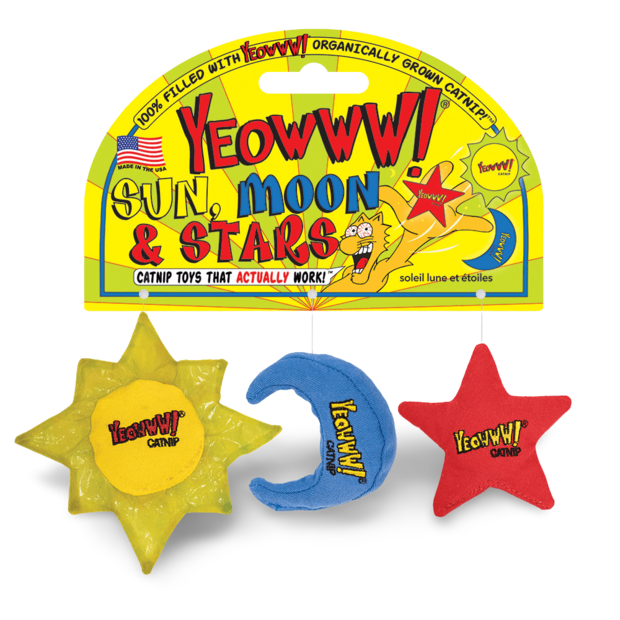 Buy Yeowww Cat Toys With Pure American Catnip Sun Moon And Stars Online