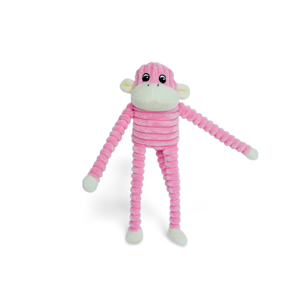 Buy Zippypaws Spencer Crinkle Monkey Dog Toy Pink Online Better