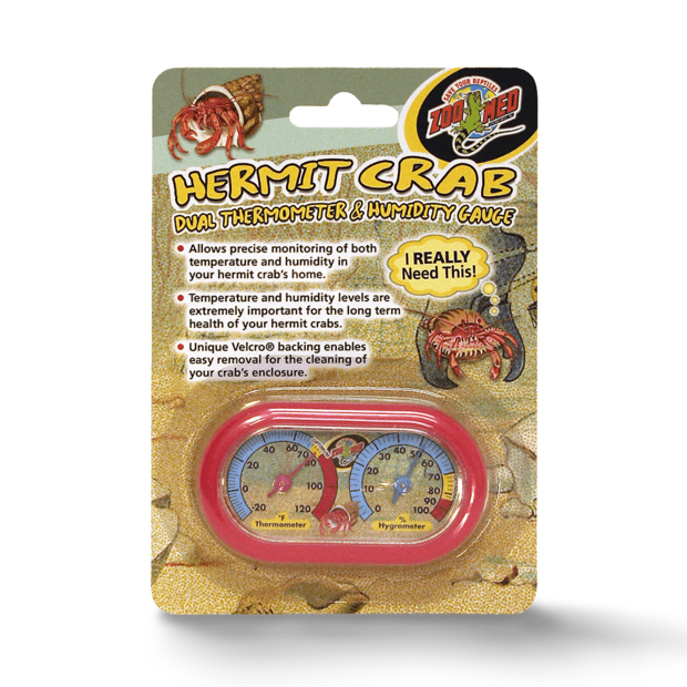 Buy Zoo Med Hermit Crab Dual Thermometer Humidity Online Better