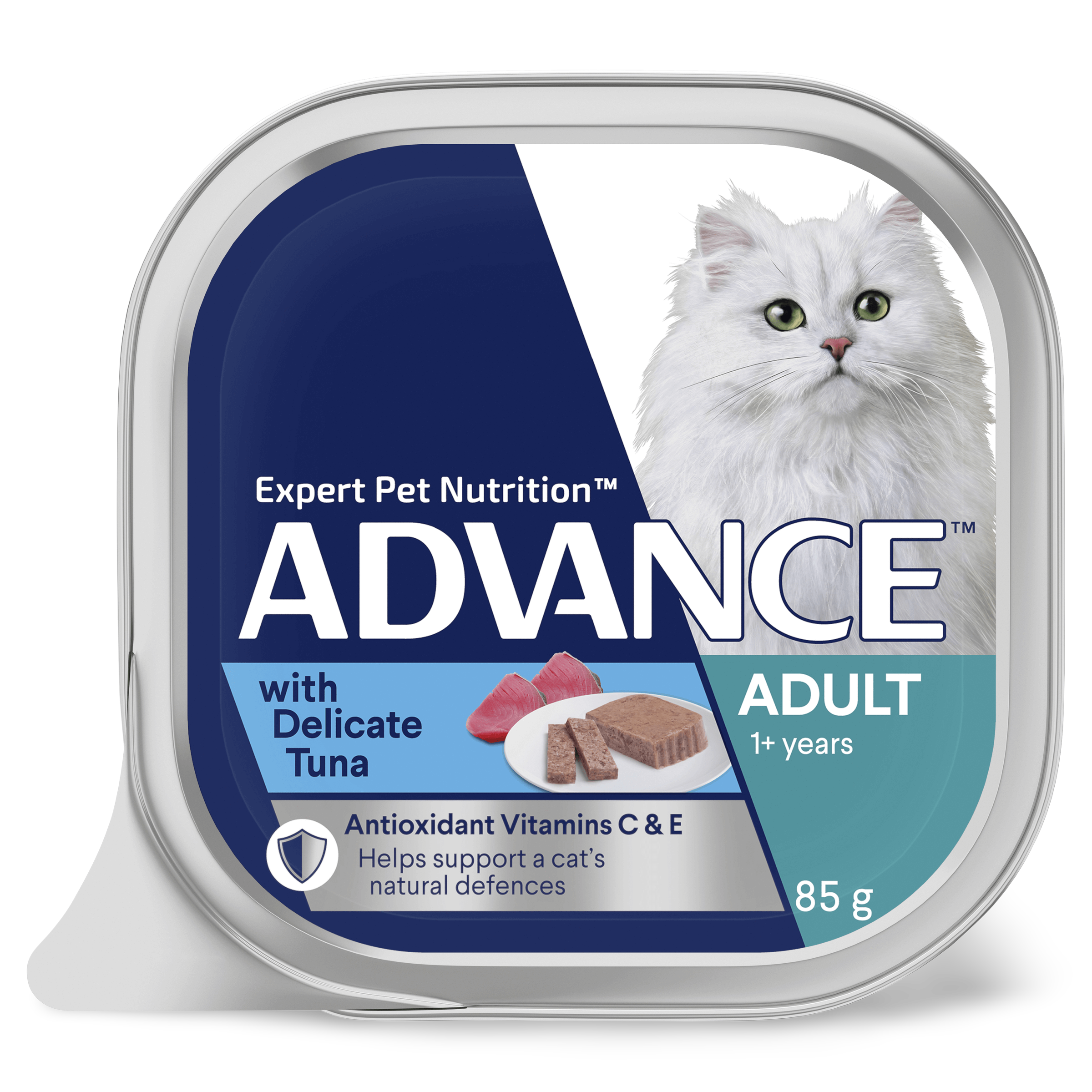 Buy Advance Adult Delicate Tuna Wet Cat Food Trays Online Better Prices At Pet Circle