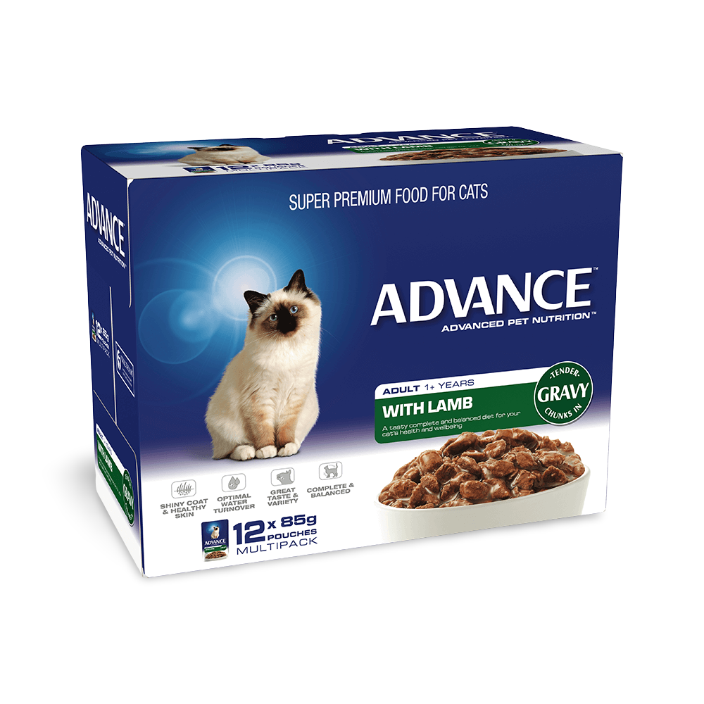 Buy Advance Adult Lamb In Gravy Wet Cat Food Pouches