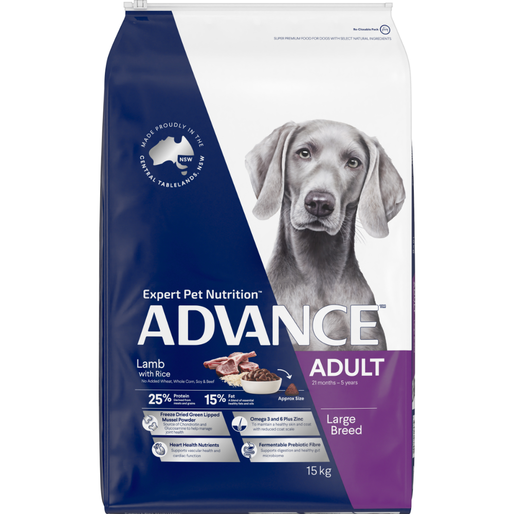 Buy Advance Adult Large Breed Dry Dog Food Lamb Online Low Prices