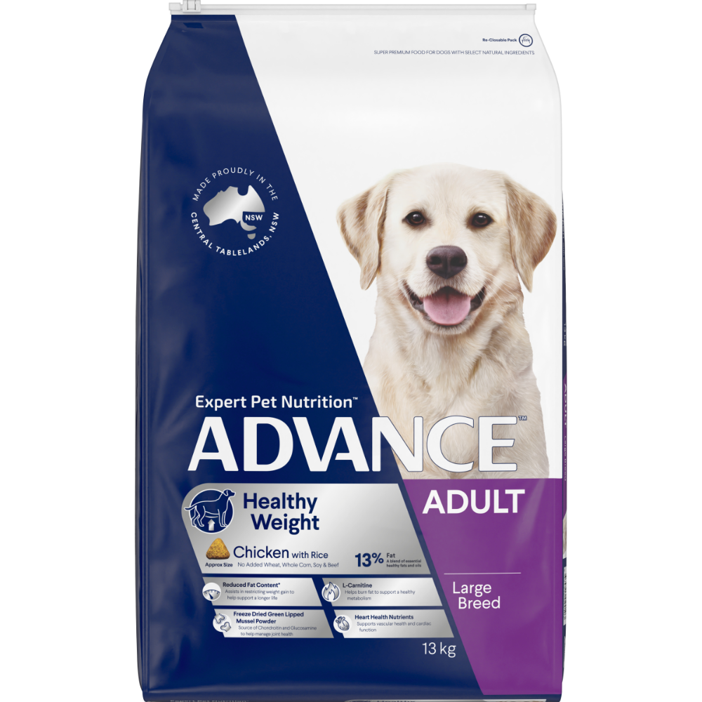 Buy Advance Adult Large Breed Weight Control Dry Dog Food Chicken Online Low Prices, Free Shipping