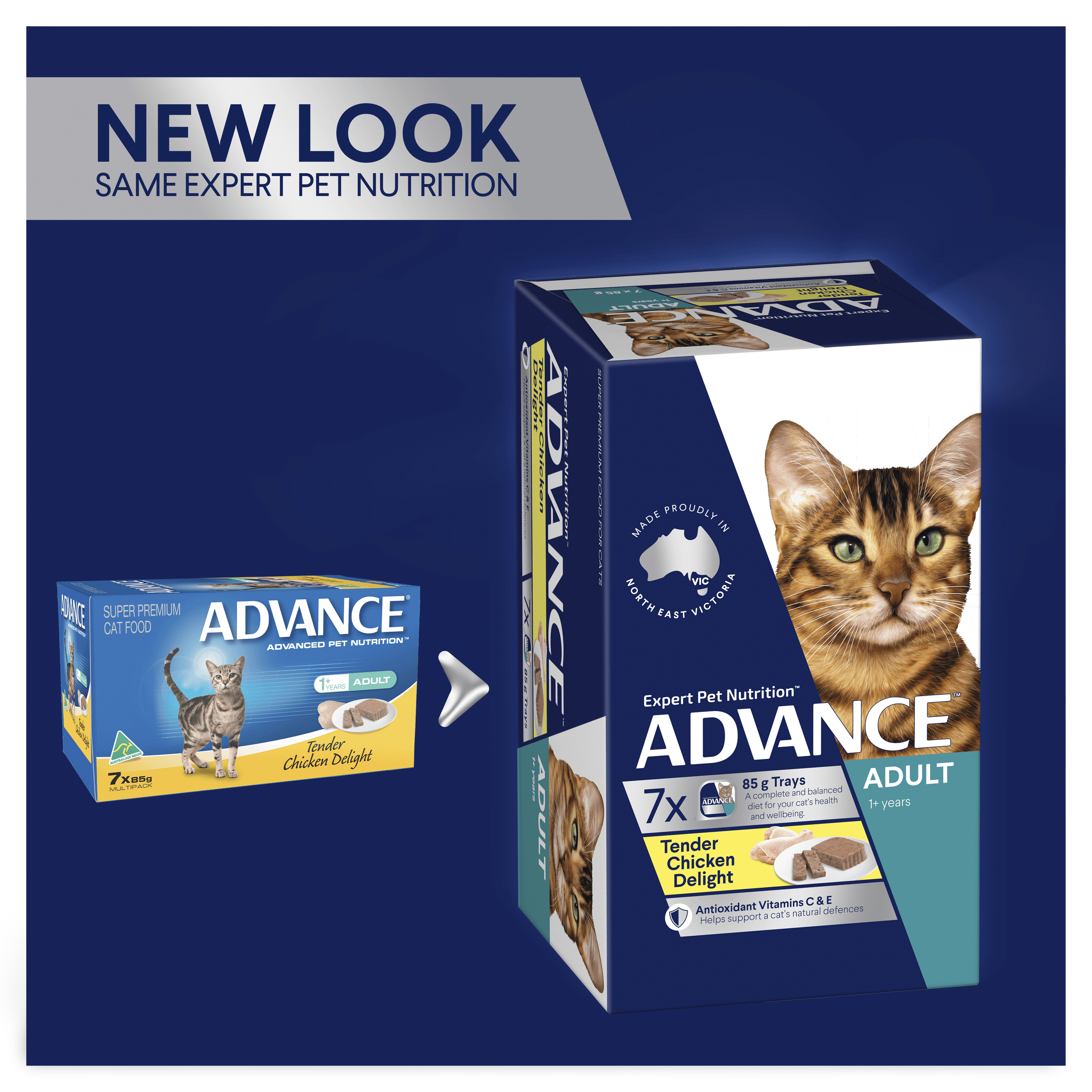Buy Advance Adult Tender Chicken Wet Cat Food Trays Online Better