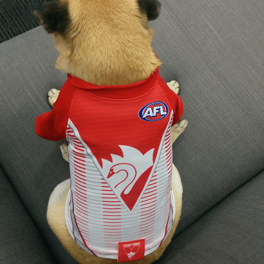 Buy Afl Dog T Shirt Sydney Swans Online Better Prices At Pet Circle