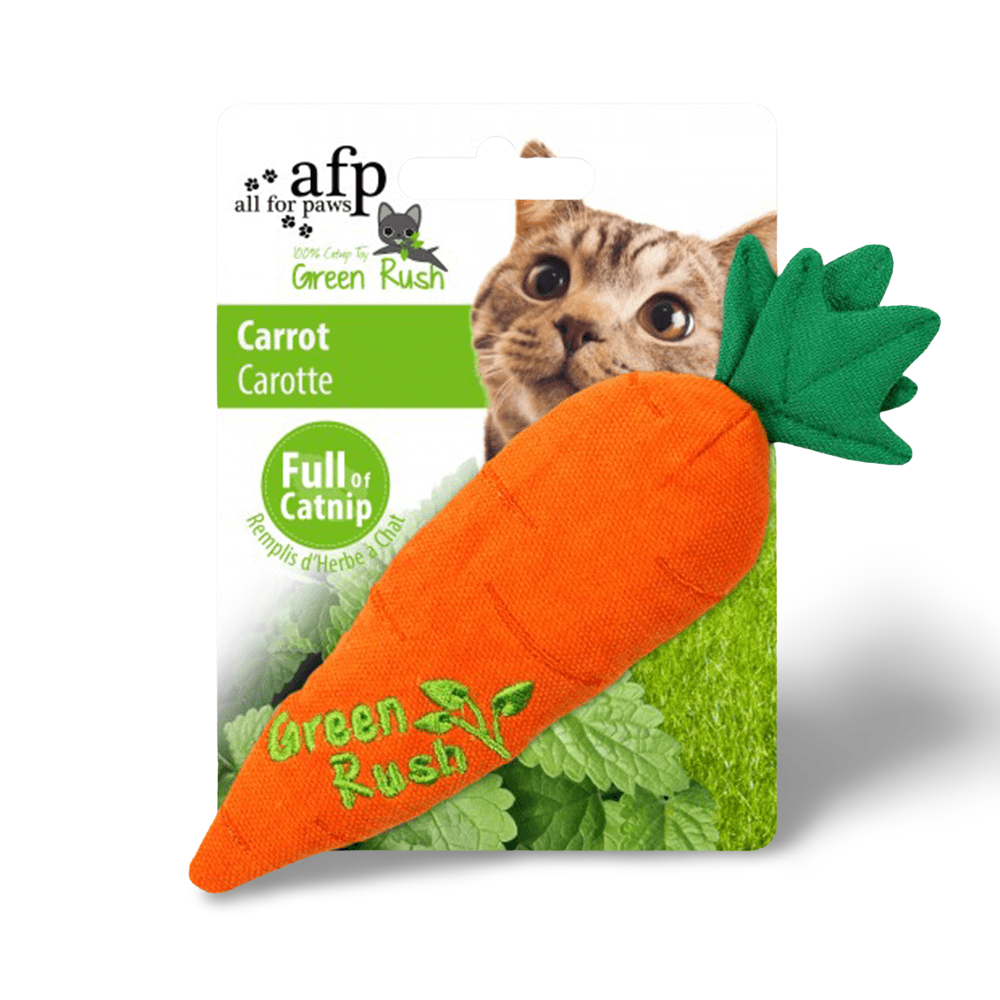 Buy Afp Green Rush Carrot Cat Toy Online Better Prices At Pet Circle