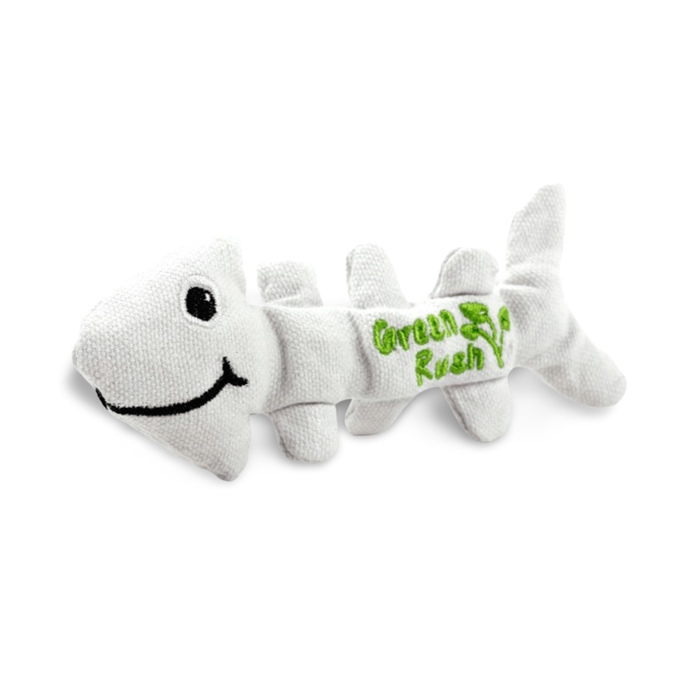 Buy Afp Green Rush Fish Bone Cat Toy Online Better Prices At Pet Circle