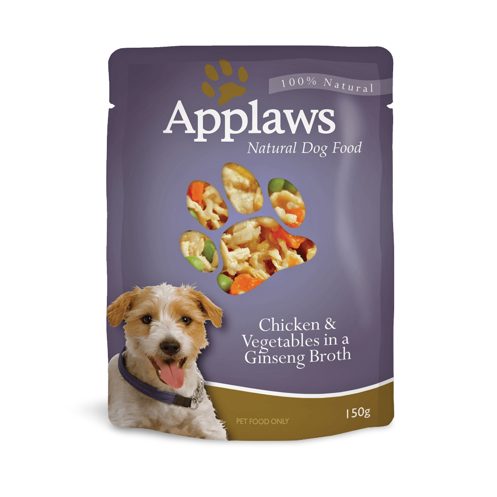 Buy Applaws Wet Dog Food Adult Chicken Veg In Ginseng Broth Online