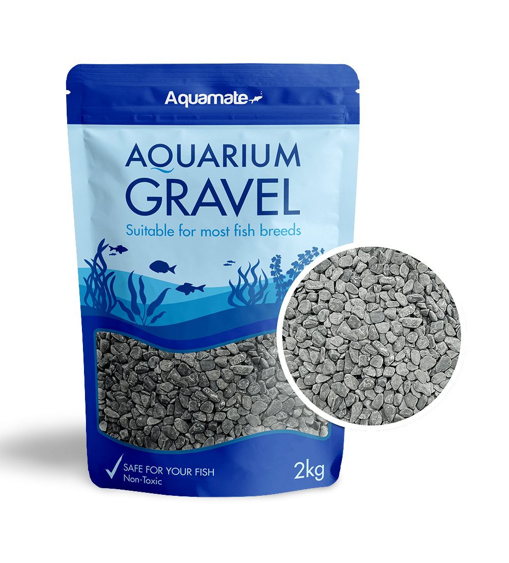 Buy Aquamate Natural Gravel Dark Black Online Low Prices, Free Shipping