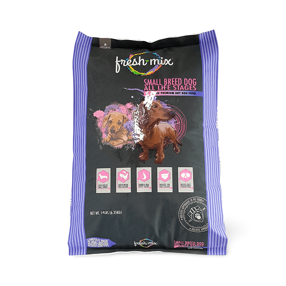 artemis fresh mix small breed dog food