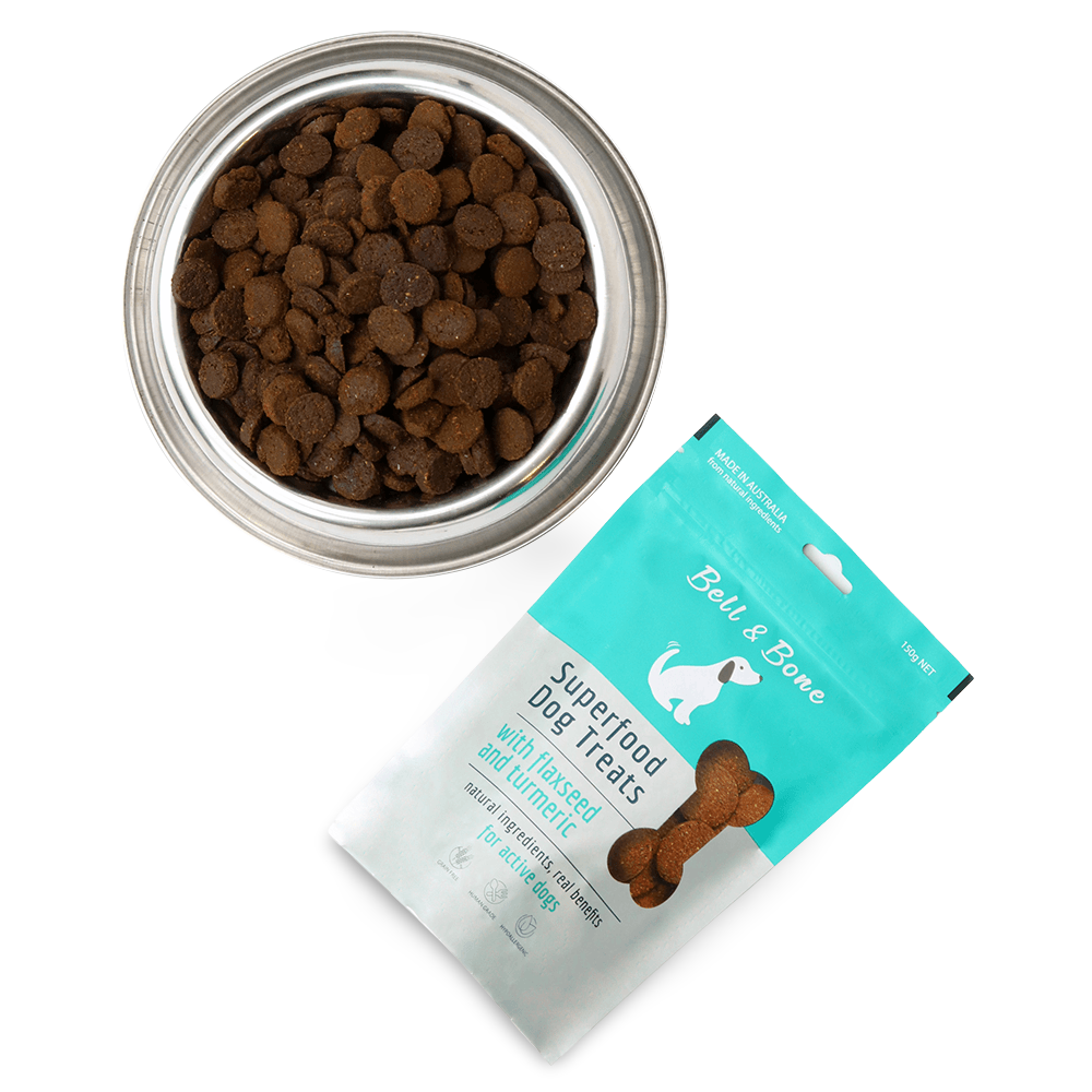 Buy Bell And Bone Flaxseed And Tumeric Superfood Dog Treats Online