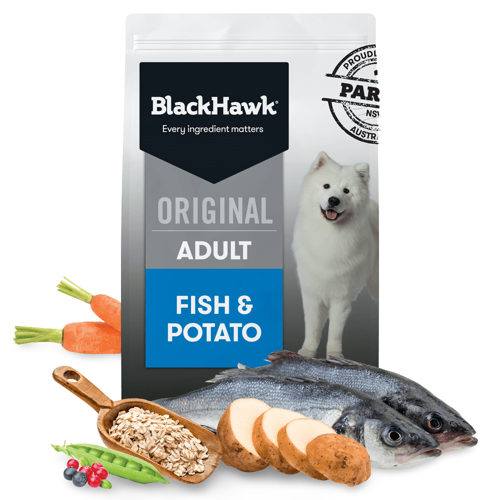 Buy Black Hawk Dry Dog Food Adult Fish And Potato Online Better