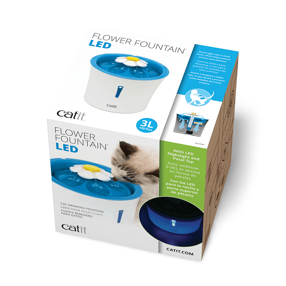 catit flower drinking fountain