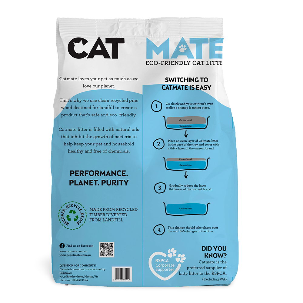Buy Catmate Wood Pellet Cat Litter Online Better Prices At Pet Circle