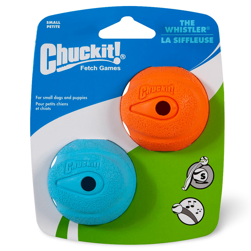Buy Chuckit Whistler Ball 2 Pack Online Better Prices At Pet Circle