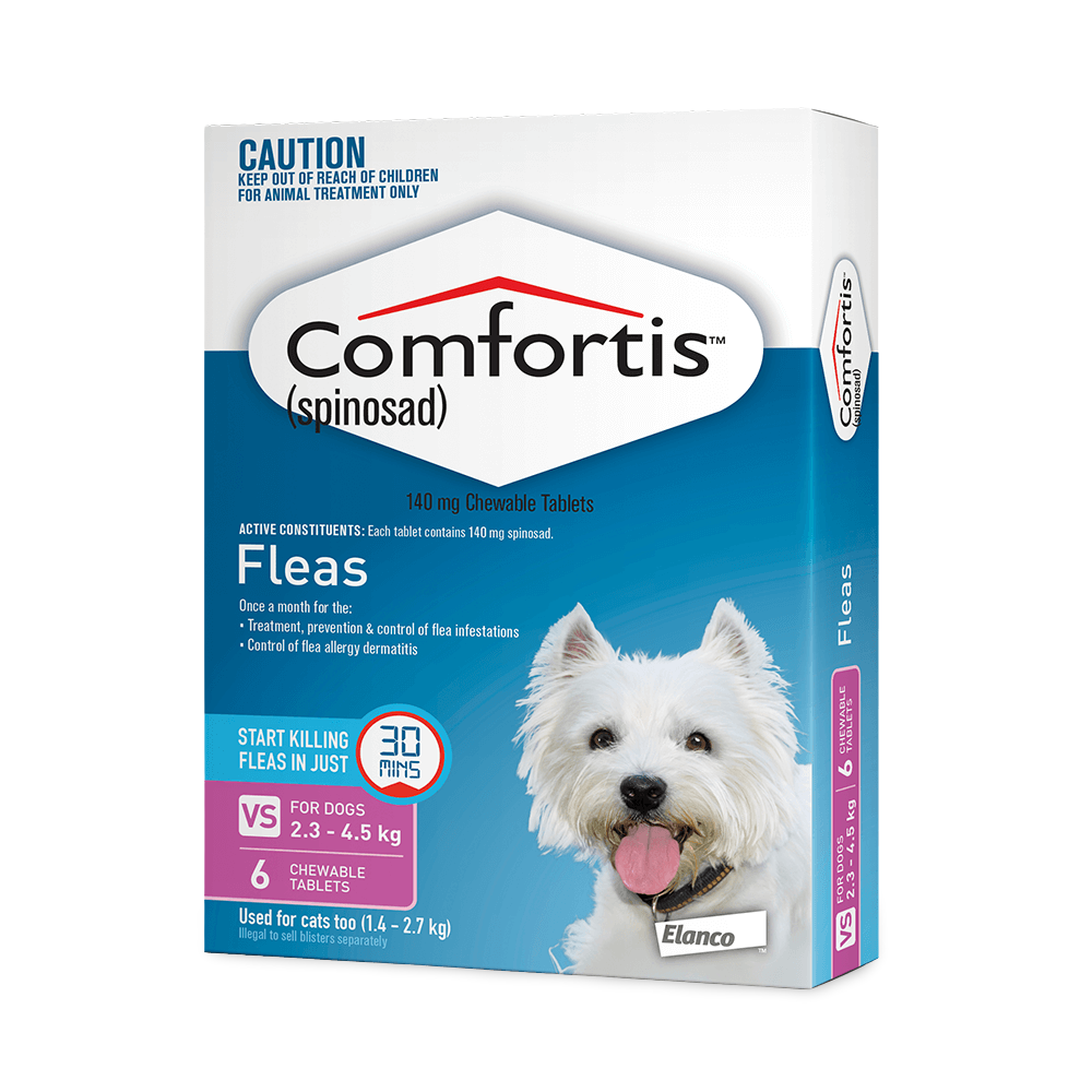 comfortis ticks